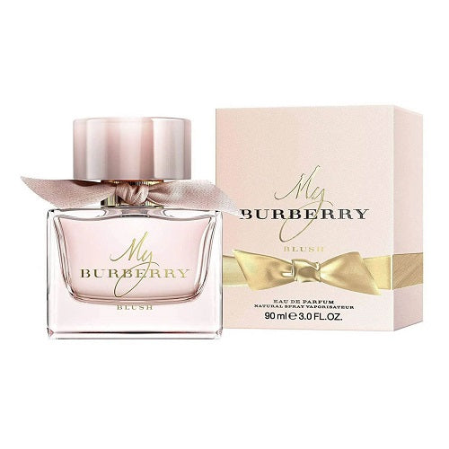 Burberry My Burberry Blush perfume bottle with packaging close-up
