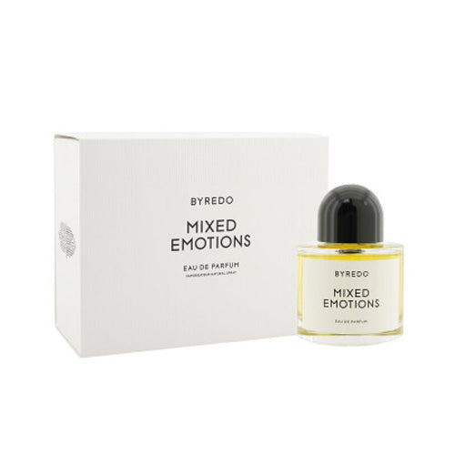 Byredo Mixed Emotions Eau de Parfum front view with elegant packaging
