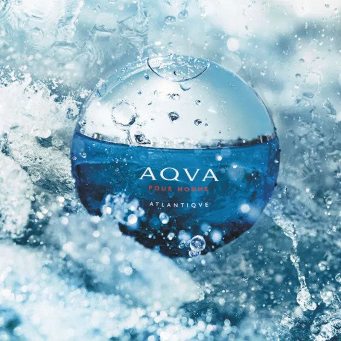 Aqva Perfume rising from the water