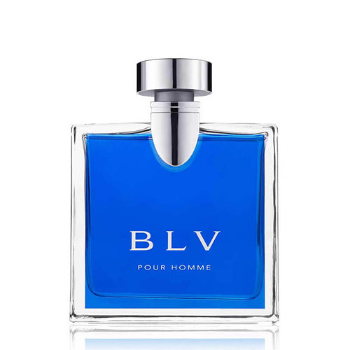 Bvlgari BLV Pour Homme Eau de Toilette 100ml perfume bottle on white background
