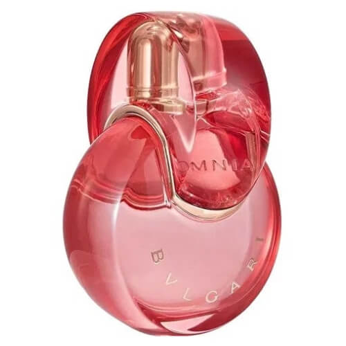 Front view of Bvlgari Omnia Coral 100ml perfume bottle
