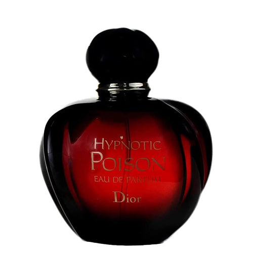 Christian Dior Hypnotic Poison Eau de Parfum, 100ml women’s fragrance in iconic deep red apple-shaped bottle with black cap.