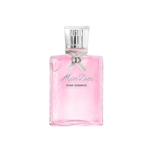 Christian Dior Miss Dior Rose Essence Eau de Toilette, 100ml fresh and modern women’s scent blending floral and fruity accords in a sleek rectangular glass bottle.