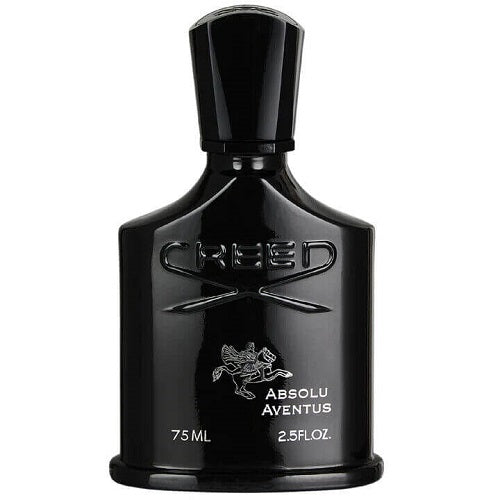 75ml Creed Absolu Aventus Eau de Parfum, refined men’s fragrance with pineapple, bergamot, and oakmoss in a clear glass bottle with gold and silver accents.