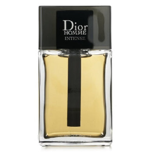 100ml Dior Homme Intense Eau de Parfum, powerful and sophisticated men’s fragrance with floral, woody, and musky accords in a clear glass bottle.