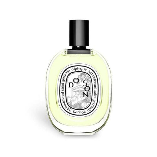 Diptyque Do Son Eau de Toilette, 100ml luxury French perfume inspired by coastal breezes, featuring white floral accords in a minimalist oval glass design.
