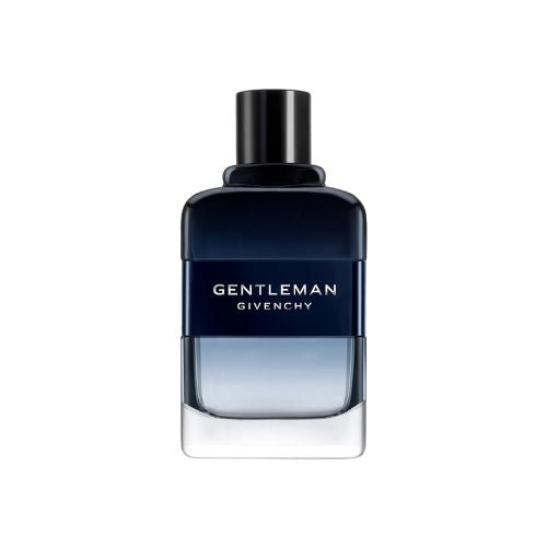 100ml Givenchy Gentleman Eau de Toilette Intense, sophisticated masculine fragrance with spicy, woody, and leathery accords in a modern dark glass bottle.