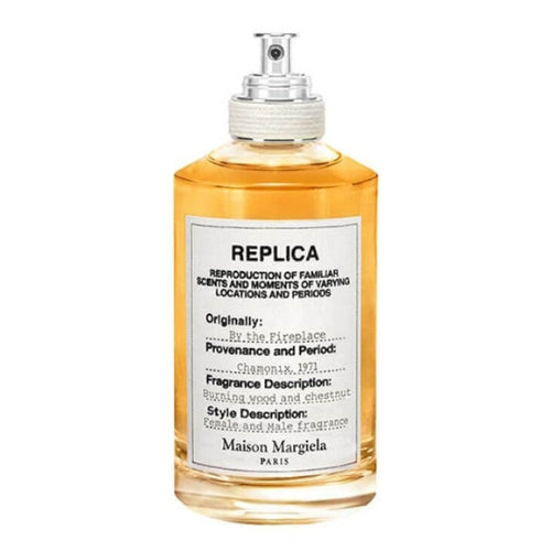 Maison Margiela Replica By the Fireplace 100ml Eau de Toilette, a stylish and elegant unisex perfume reflecting warmth, comfort, and cozy evenings by the fire.
