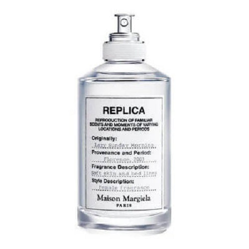 Maison Margiela Replica Lazy Sunday Morning 100ml Eau de Toilette, a stylish and elegant unisex perfume reflecting freshness, calm, and effortless comfort.