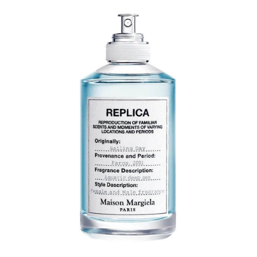 Maison Margiela Replica Sailing Day 100ml Eau de Toilette, a stylish and elegant unisex perfume reflecting the freshness and freedom of a day on the water.