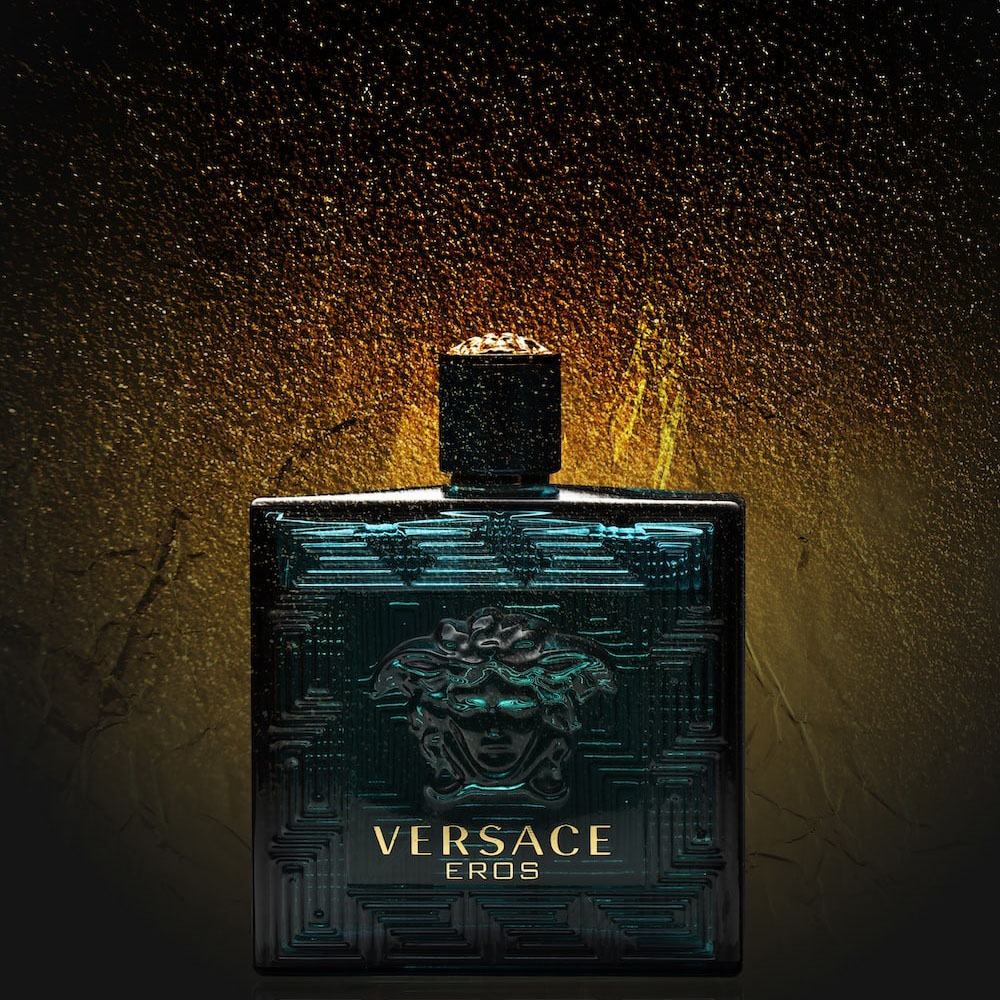 Eros Perfume with raining effect