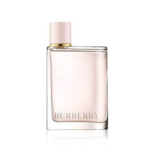 Burberry Her Eau de Parfum 100ml perfume bottle on white background