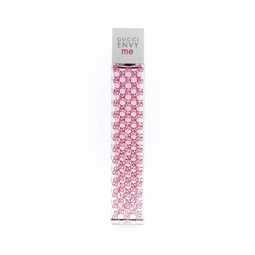Gucci Envy Me Eau de Toilette, 100ml sophisticated floral-fruity fragrance presented in a green glass bottle with golden cap.