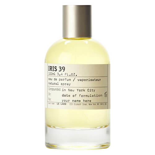 Le Labo Iris 39 Eau de Parfum 100ml, a long-lasting fragrance with subtle floral, woody, and musky notes for a balanced and elegant aroma.