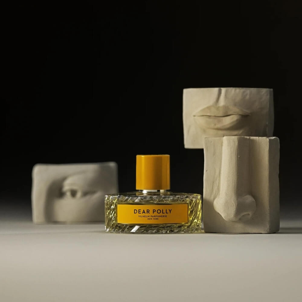 Vilhelm Parfumerie perfumes with diverse aromas including fresh citrus, soft florals, warm woods, and musky accords