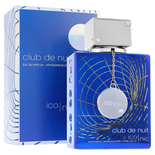 Buy Armaf Club de Nuit Iconic Eau de Parfum online, an authentic men's fragrance featuring vibrant citrus, aromatic spices, and a long-lasting woody scent.