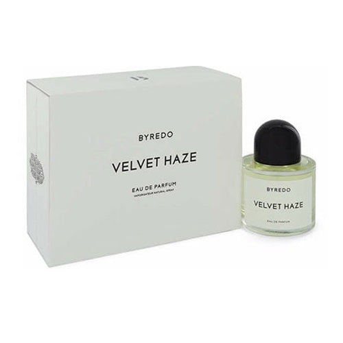 Byredo Velvet Haze Eau de Parfum photographed with branded box