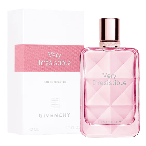 Authentic Givenchy Very Irrésistible EDT perfume bottle showcasing a sophisticated feminine fragrance.