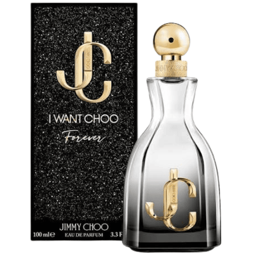 Jimmy Choo I Want Choo Forever designer perfume for women featuring a luxurious, feminine, and captivating scent for everyday wear