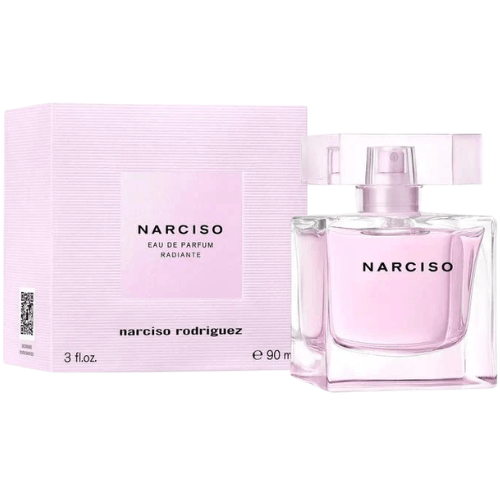 Narciso Rodriguez Narciso Radiante designer perfume with soft musk white floral notes elegant women fragrance.