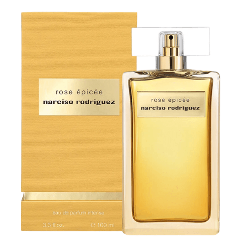 Narciso Rodriguez Rose Épicée designer perfume with spicy rose, amber, and musk notes elegant fragrance gift idea.