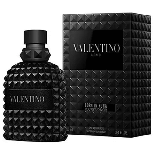 Buy Valentino Uomo Born In Roma Rockstud Noir – authentic luxury men’s perfume, intense long-lasting woody scent