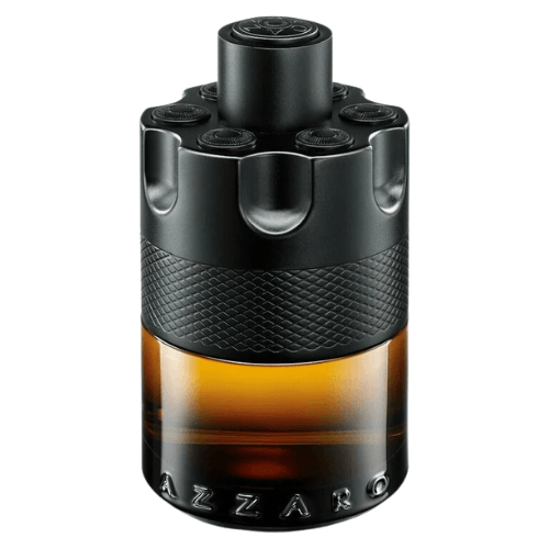 Azzaro The Most Wanted Parfum designer cologne for sale, rich toffee and woody notes with spicy accords, long-lasting seductive men’s fragrance