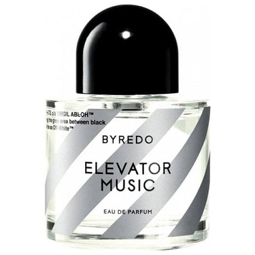 Angled shot of Byredo Elevator Music Eau de Parfum showing bottle and cap