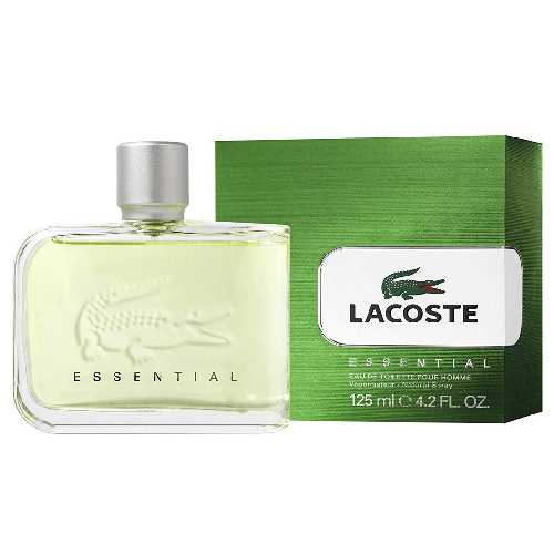 Lacoste Essential Eau de Toilette 125ml, a fresh and invigorating men’s fragrance designed to reflect casual elegance and confidence.